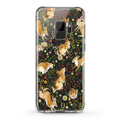 Lex Altern TPU Silicone Samsung Galaxy Case Floral Bunny