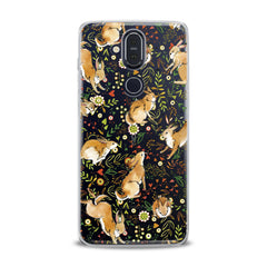 Lex Altern TPU Silicone Nokia Case Floral Bunny