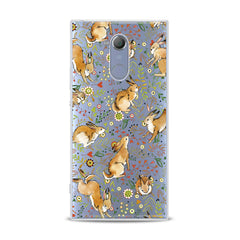 Lex Altern TPU Silicone Sony Xperia Case Floral Bunny