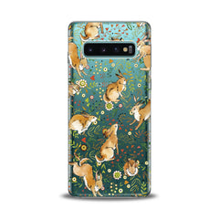 Lex Altern TPU Silicone Samsung Galaxy Case Floral Bunny