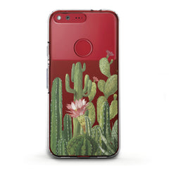 Lex Altern TPU Silicone Google Pixel Case Cactus Print