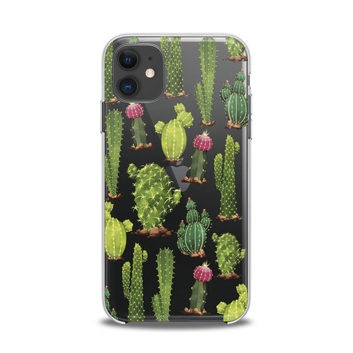 Lex Altern TPU Silicone iPhone Case Cactus Pattern