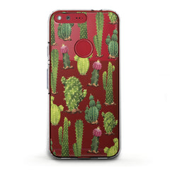 Lex Altern TPU Silicone Phone Case Cactus Pattern