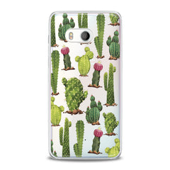 Lex Altern TPU Silicone HTC Case Cactus Pattern