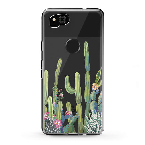 Lex Altern Google Pixel Case Floral Cactus Art