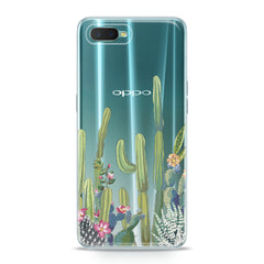 Lex Altern TPU Silicone Oppo Case Floral Cactus Art
