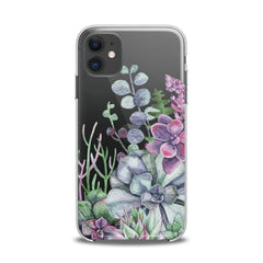 Lex Altern TPU Silicone iPhone Case Flowers Succulent