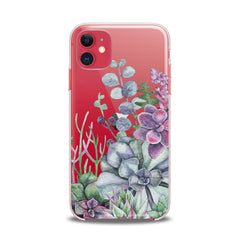 Lex Altern TPU Silicone iPhone Case Flowers Succulent