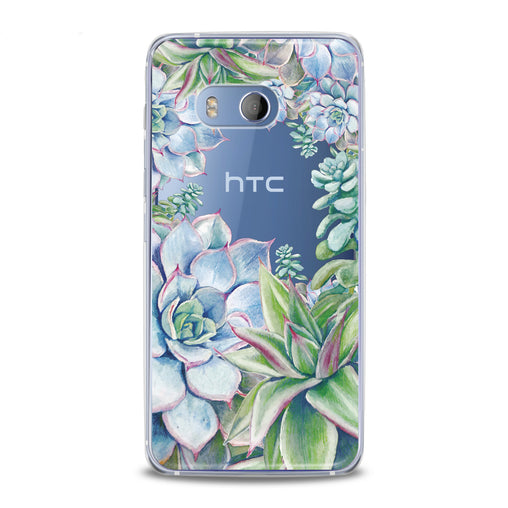Lex Altern Blue Succulent HTC Case