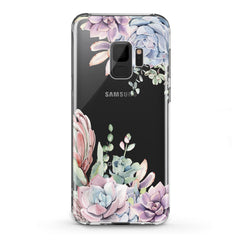 Lex Altern TPU Silicone Samsung Galaxy Case Pink Succulent