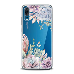 Lex Altern TPU Silicone Huawei Honor Case Pink Succulent