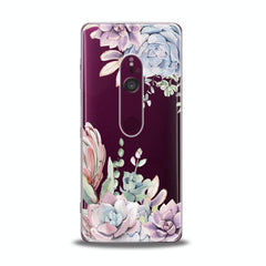 Lex Altern TPU Silicone Sony Xperia Case Pink Succulent