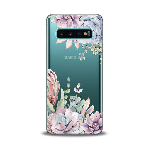 Lex Altern Pink Succulent Samsung Galaxy Case
