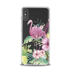 Lex Altern TPU Silicone Motorola Case Flamingo Tropical