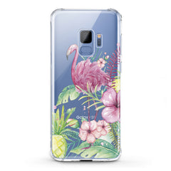 Lex Altern TPU Silicone Samsung Galaxy Case Flamingo Tropical