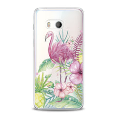 Lex Altern TPU Silicone HTC Case Flamingo Tropical