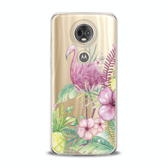 Lex Altern TPU Silicone Motorola Case Flamingo Tropical