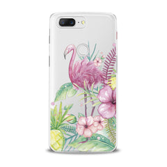 Lex Altern TPU Silicone OnePlus Case Flamingo Tropical
