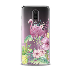 Lex Altern TPU Silicone OnePlus Case Flamingo Tropical