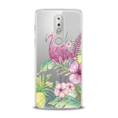 Lex Altern TPU Silicone Nokia Case Flamingo Tropical