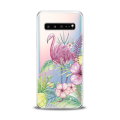 Lex Altern TPU Silicone Samsung Galaxy Case Flamingo Tropical