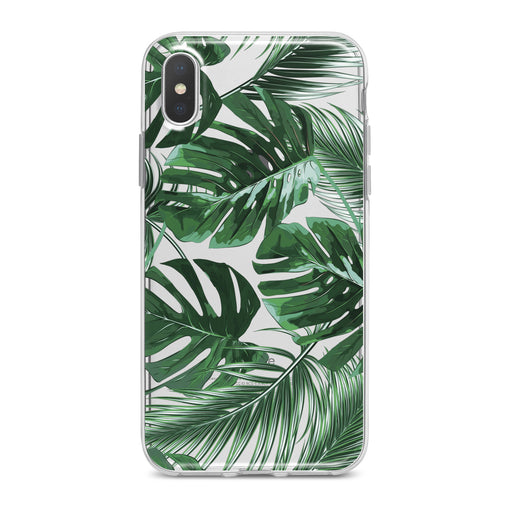 Lex Altern Monstera Leaves Phone Case for your iPhone & Android phone.