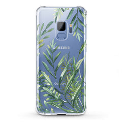 Lex Altern TPU Silicone Samsung Galaxy Case Green Leaves