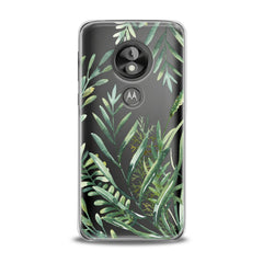 Lex Altern TPU Silicone Phone Case Green Leaves