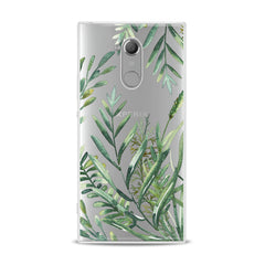 Lex Altern TPU Silicone Sony Xperia Case Green Leaves