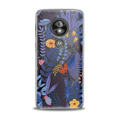 Lex Altern TPU Silicone Phone Case Blue Wildflower