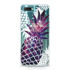 Lex Altern TPU Silicone Oppo Case Galaxy Pineapple