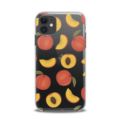 Lex Altern TPU Silicone iPhone Case Peach Pattern