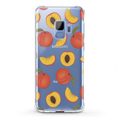 Lex Altern TPU Silicone Samsung Galaxy Case Peach Pattern