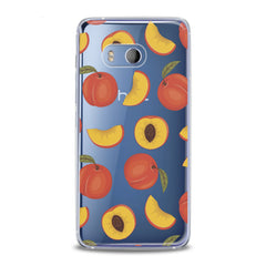 Lex Altern TPU Silicone HTC Case Peach Pattern
