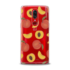 Lex Altern TPU Silicone OnePlus Case Peach Pattern