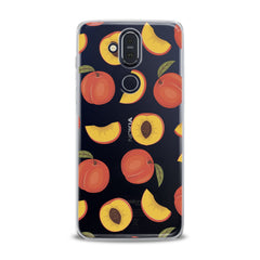 Lex Altern TPU Silicone Nokia Case Peach Pattern