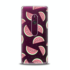 Lex Altern TPU Silicone Sony Xperia Case Watermelon Pattern