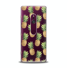 Lex Altern TPU Silicone Sony Xperia Case Pineapple Pattern
