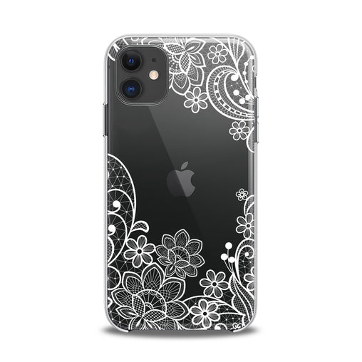 Lex Altern TPU Silicone iPhone Case Lace Print
