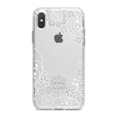 Lex Altern TPU Silicone Phone Case Lace Print