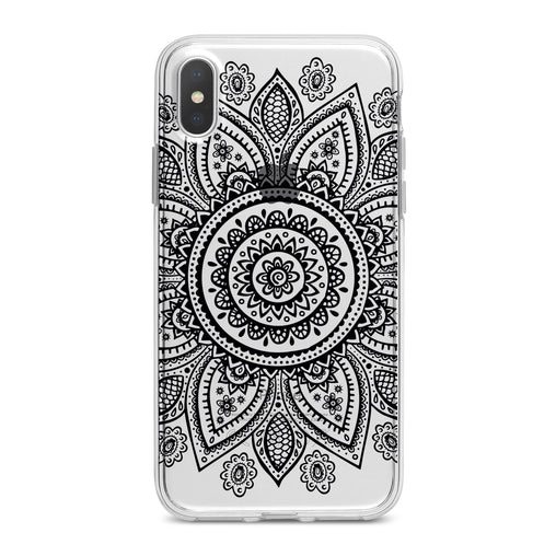 Lex Altern Black Mandala Phone Case for your iPhone & Android phone.