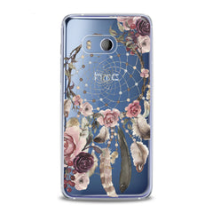 Lex Altern TPU Silicone HTC Case Floral Dreamcatcher Art