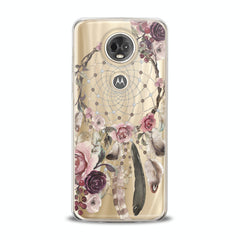 Lex Altern TPU Silicone Motorola Case Floral Dreamcatcher Art