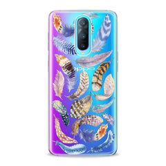 Lex Altern TPU Silicone Oppo Case Feathers Pattern