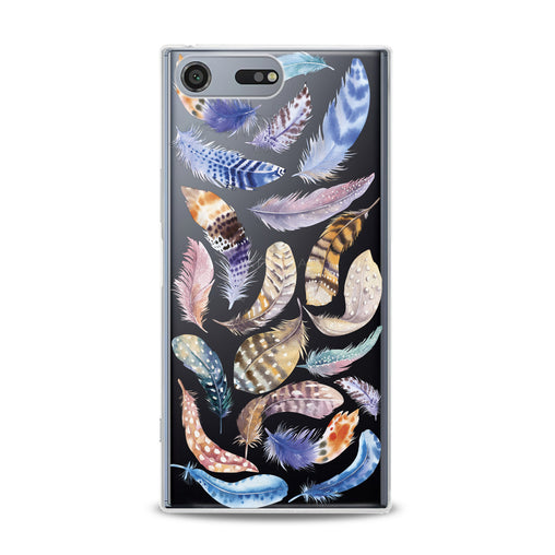Lex Altern Feathers Pattern Sony Xperia Case