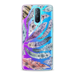 Lex Altern TPU Silicone Oppo Case Colorful Feathers