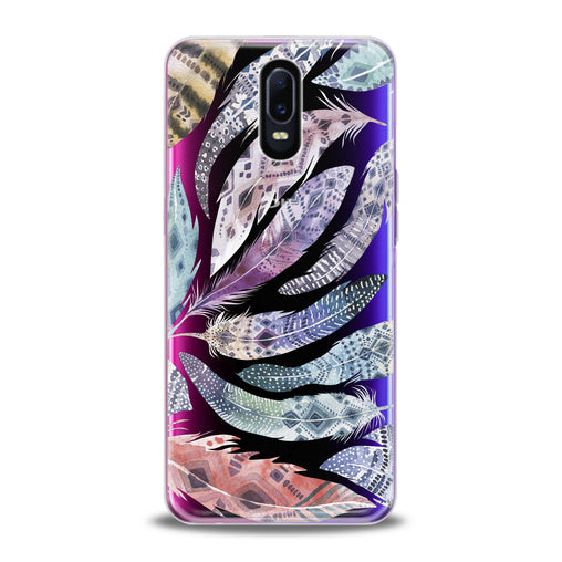 Lex Altern Colorful Feathers Oppo Case
