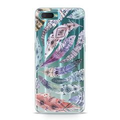 Lex Altern TPU Silicone Oppo Case Colorful Feathers