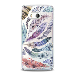 Lex Altern TPU Silicone HTC Case Colorful Feathers