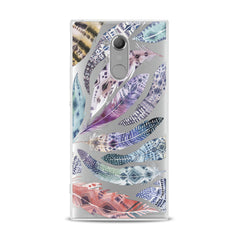 Lex Altern TPU Silicone Sony Xperia Case Colorful Feathers